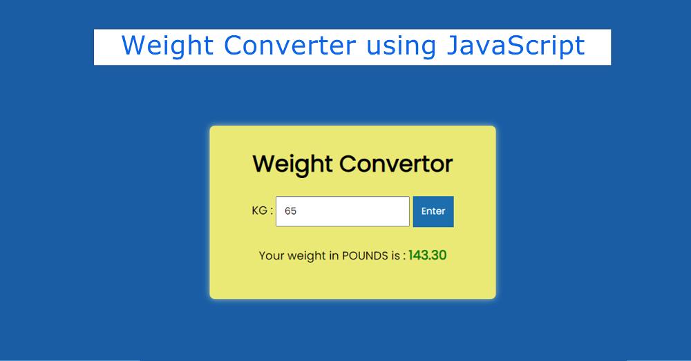 Weight-Converter