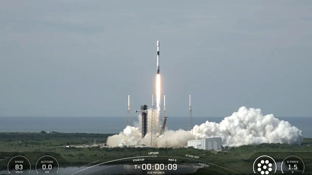 SpaceX Launches Two O3b mPOWER Satellites
