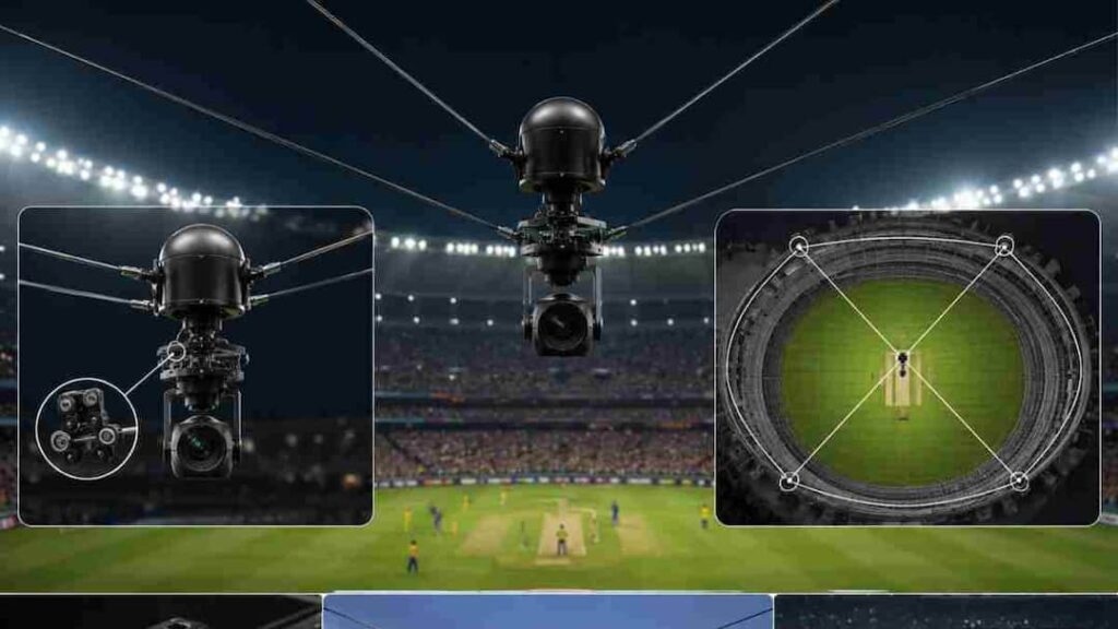 How does the Spidercam flying above the players’ heads work in IPL? Know the full story of this high-tech camera